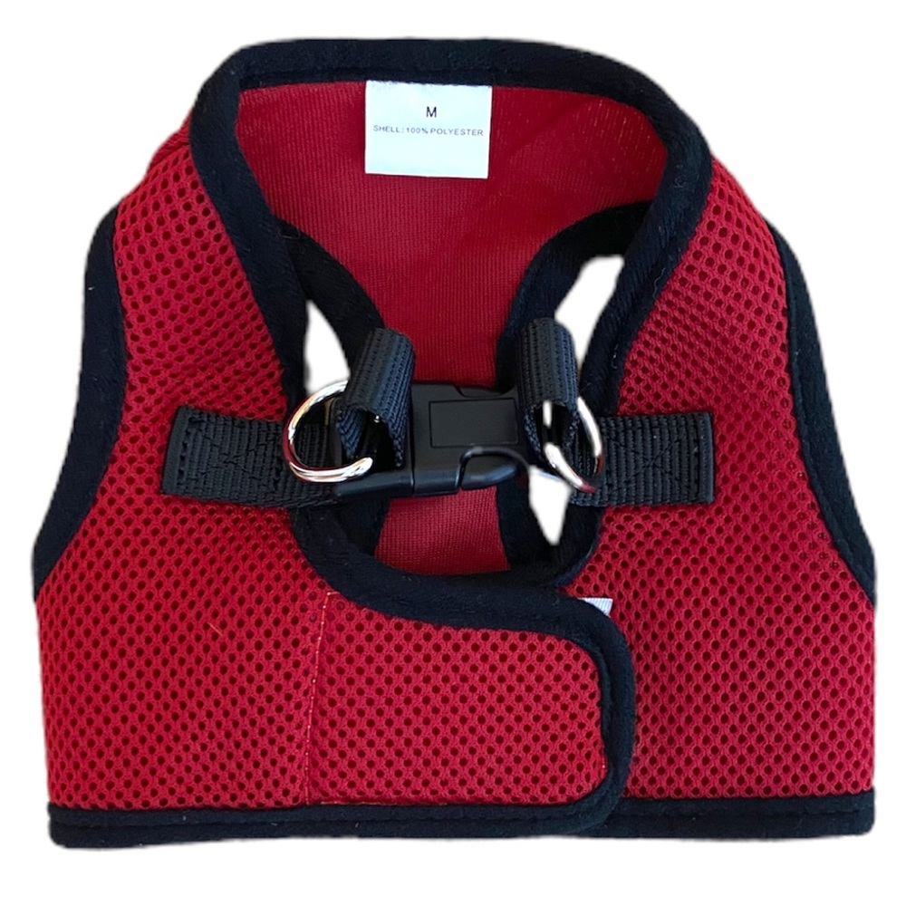 Red Mesh Black Lining Medium Harness